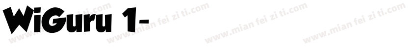 WiGuru 1字体转换